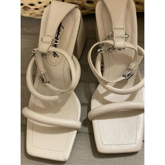 New Free  People Parker Chain Heels Size 37 - Picture 4 of 8